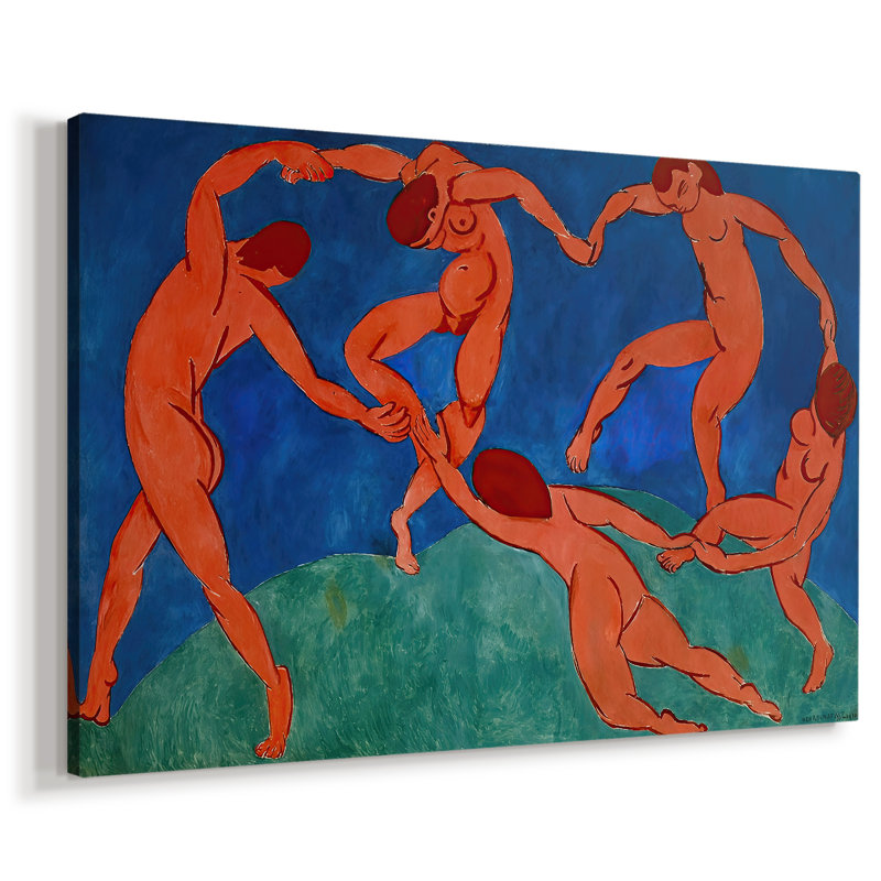 The Dance (La Danse)-Henri Matisse-Gallery Wrapped Canvas-1910, 32 x 48
