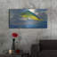 Beachcrest Home ™ «Chicken Fight - Mahi Mahi» par Mark Mueller, art animalier mural en métal-1037994886