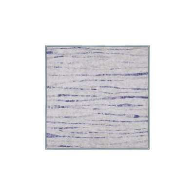 Tapis bleu lavable à la machine