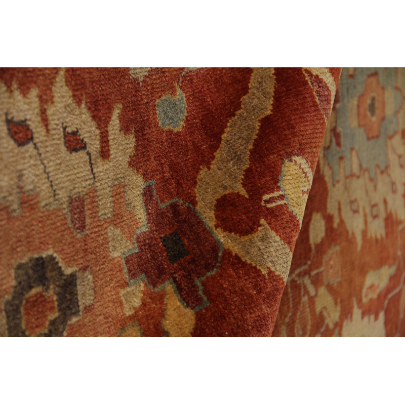 Antique Weave Oushak Wool Oriental Area Rug, Rectangle 8' x 10'
