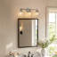 Éclairage pour meuble-lavabo à 3 lumières Yeilyn