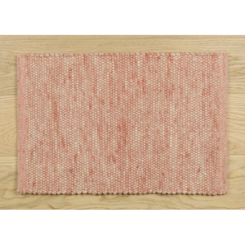 Solid Colour Wool Hand Woven Area Rug, Runner 80 x 200 cm