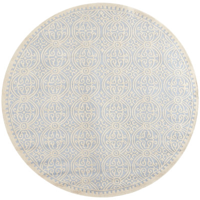 Tapis géométrique en laine touffeté à la main Sadik
