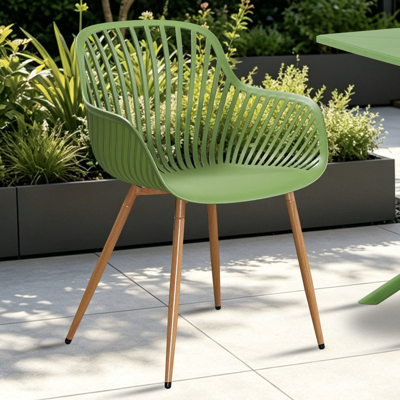 Rimini Patio Dining Armchair, Green