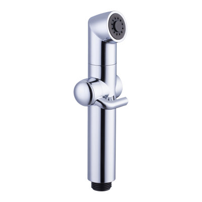 Elongated Hand Held Bidet with Faucet
