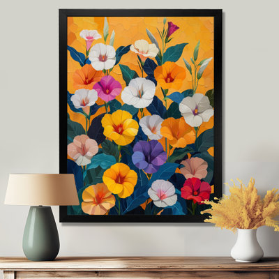 «Orange Glory Garden», impression d'art mural