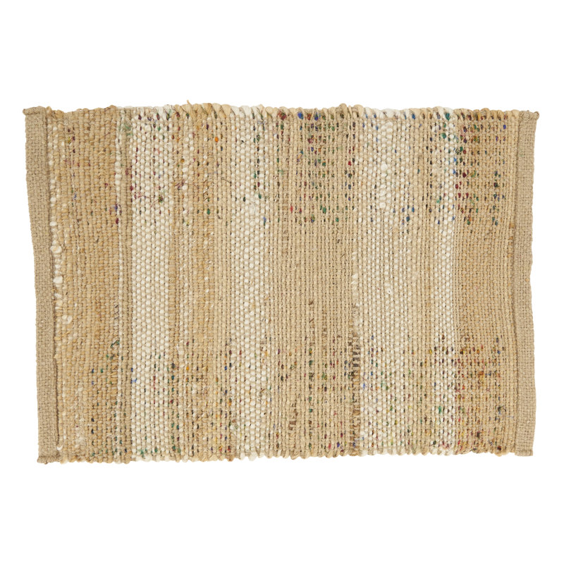Rainbow Rhythm Multicolor Jute and Cotton Placemats, Set of 4