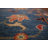 Blue Floral Ziegler Vegetable Dye Runner Rug