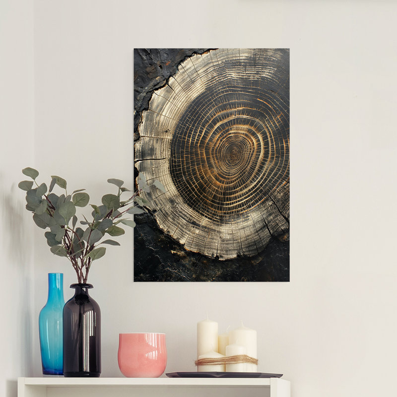 Série ABSTRACT CXCIX - Impression sur toile seulement - NON CADRE, H 27 po x l 18 po
