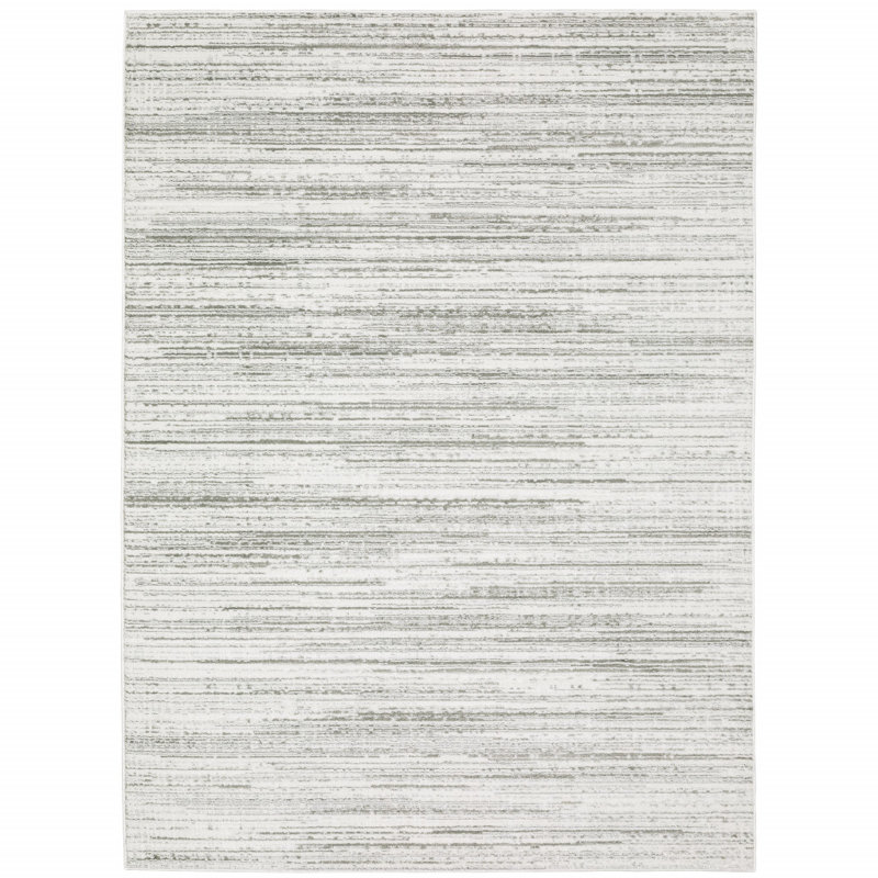 Striped Indoor Rug, Rectangle 3'3" x 5'