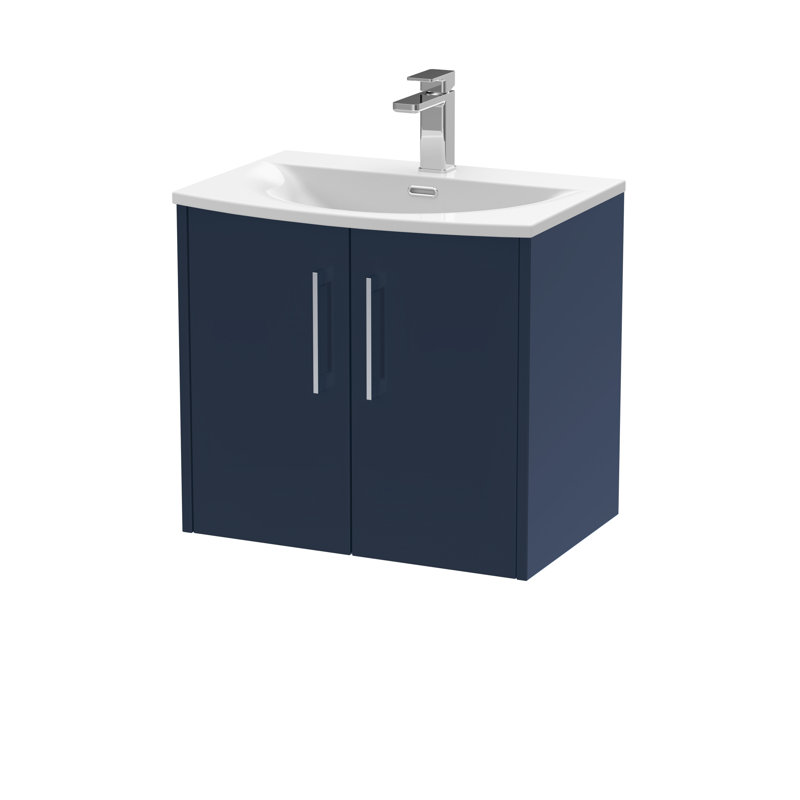 Juno 610mm Single Bathroom Vanity with Drop In Vitreous China Basin