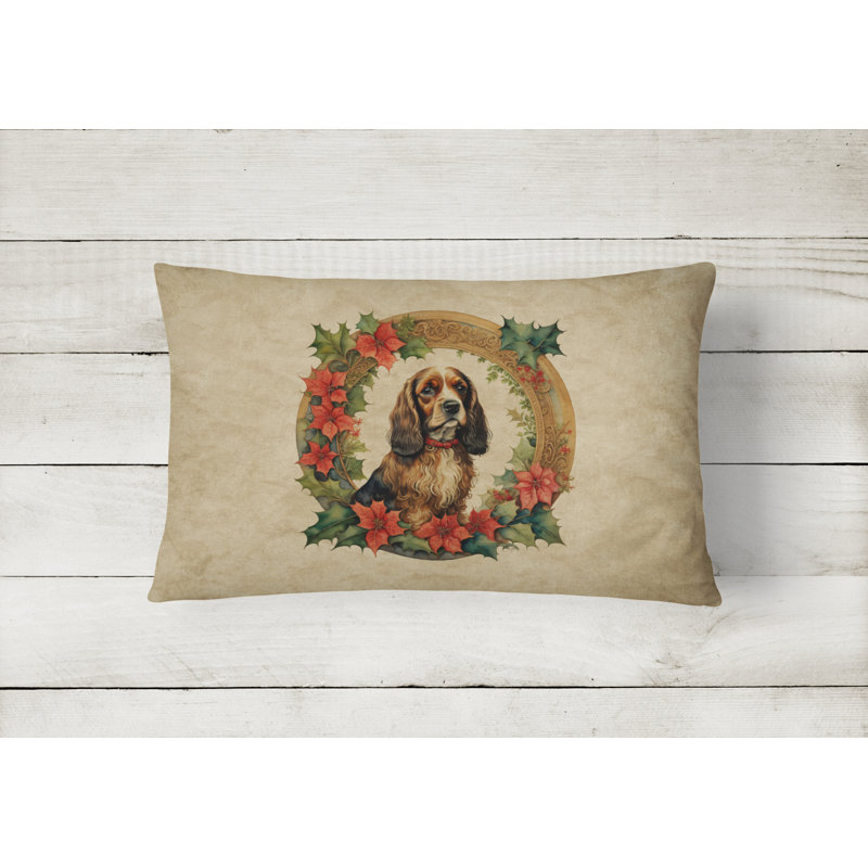 Coussin Christmas, 12 po x 16 po, Rectangulaire
