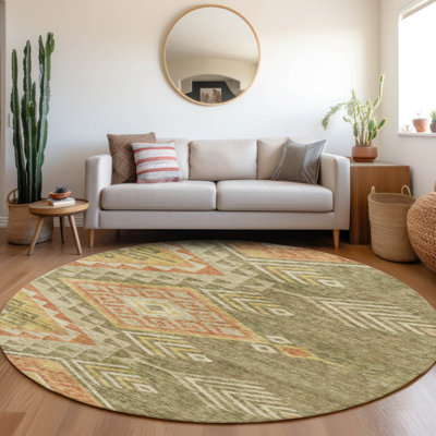 Tapis intérieur / extérieur vert Harmony 