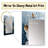 White And Gold Peony Bloom VIII - Peony Unique Wall Mirror, Modern Mirror, Printed Metal Art-521590163