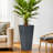 28" Weather-Resistant Tall Planter Box Modern Minimalist Large Flower Pot Planters