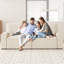 Modern Loveseat Sofa for Living Room, 220cm Chenille Sofa, Spring Cushions, Solid Wood Frame, Easy Assembly for Small Spaces-755996668