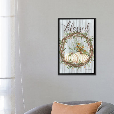 «Blessed», reproduction d'art sur toile encadrée