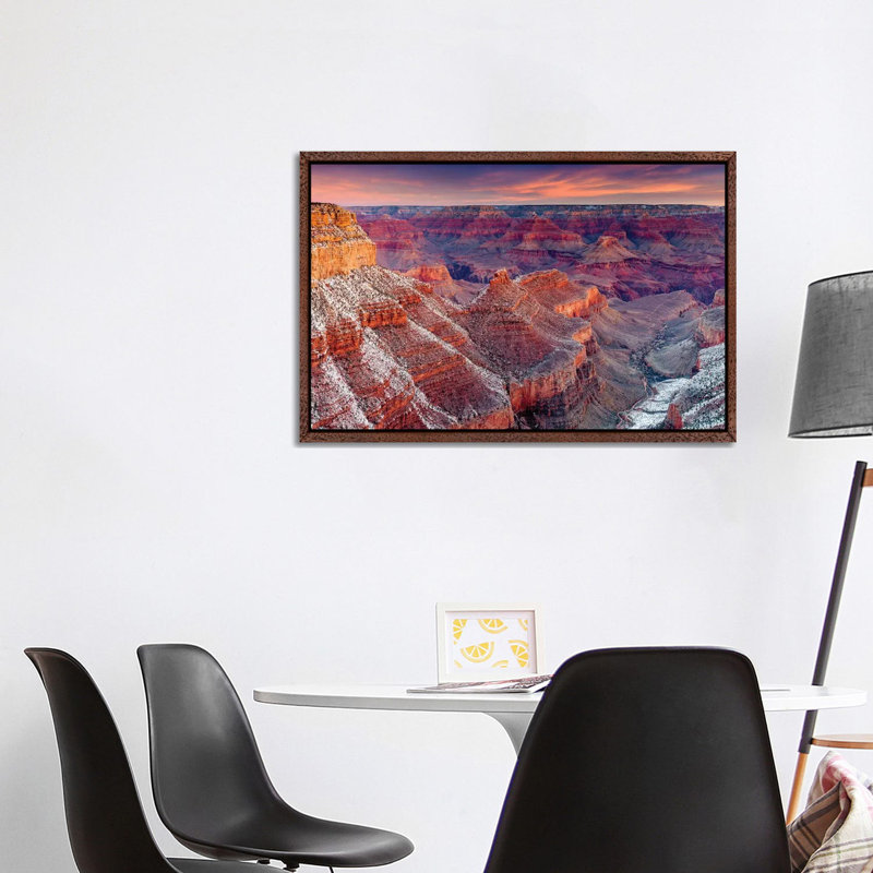 Grand Canyon South Rim III 1 Piece Wall Art on Canvas, 101.6 cm H x 66.04 cm W, Classic Wood Framed