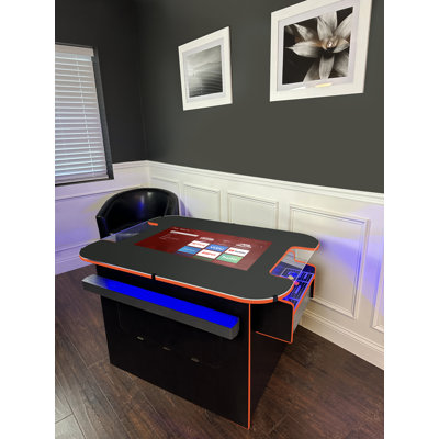 Mega XL Cocktail Arcade Machine Entertainment System with 32" Smart TV, 516 Games and Trackballs