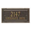 Plaque d'adresse murale sur 2 lignes Gardengate-2146655669-2146655676