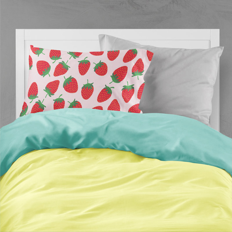 Strawberries Polyester Jersey Knit
