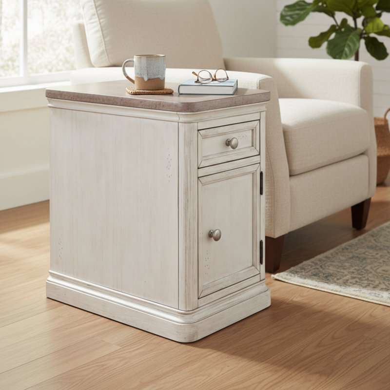 Table de bout avec rangement Sonoma Block