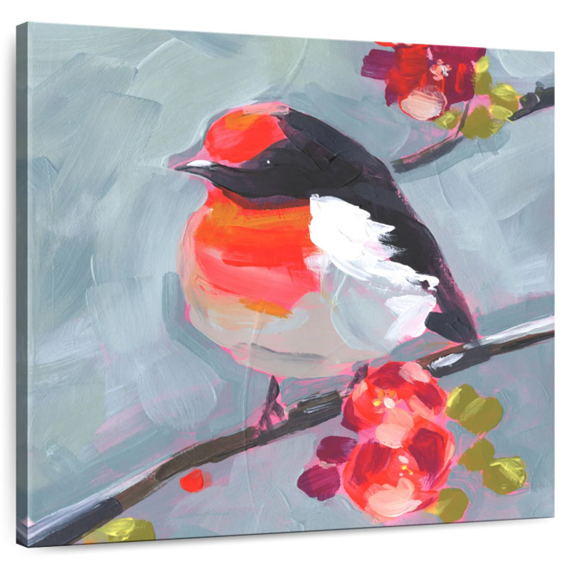 Brampt Brushstroke Bird I, 10" H x 10" W