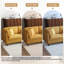 4 - Piece Upholstered Corduroy Modular Sectional with Pillow Back and Solid Wood Legs-1560105518
