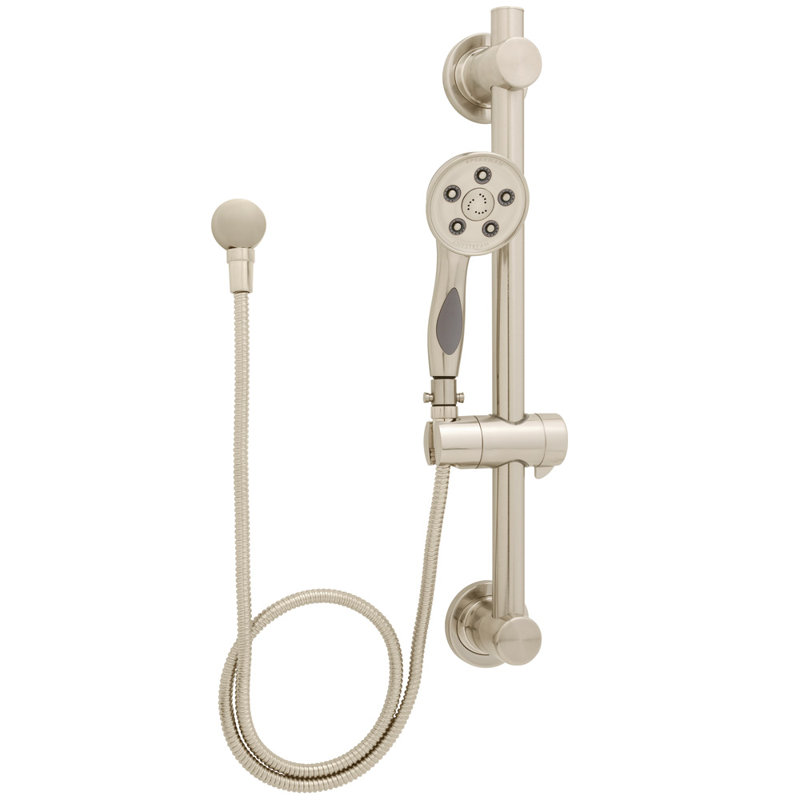 Caspian Jet Handheld Shower Head, Brushed Nickel