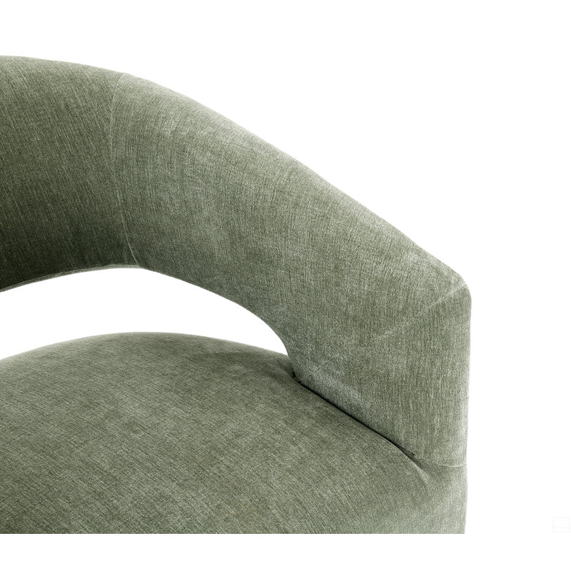 Chaise avec accoudoirs 1Pc, Vert