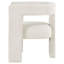 Verda White Upholstered Accent Side Chair