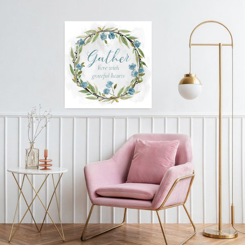 Gather Floral Wreath, H 32 po x l 32 po