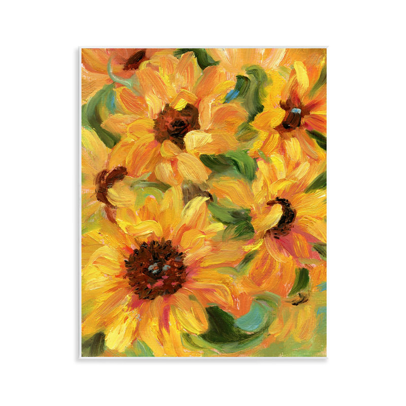 "Sunflower Bunches", art mural par Sandra Iafrate