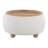 Alvena Pouf Storage Ottoman with Bun Feet-284071160