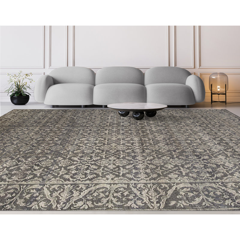 Oriental Area Rug in Brown