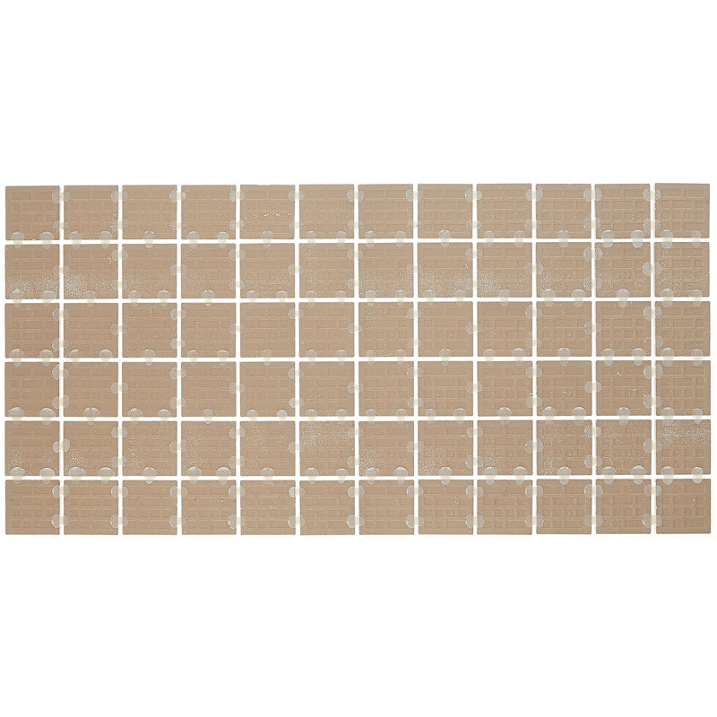 Tuile de mosaïque en céramique 2" x 2" Fairfield, Chocolat