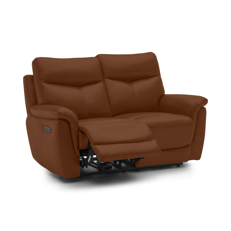 Holland 3 Seater Manual Recliner, Saddle