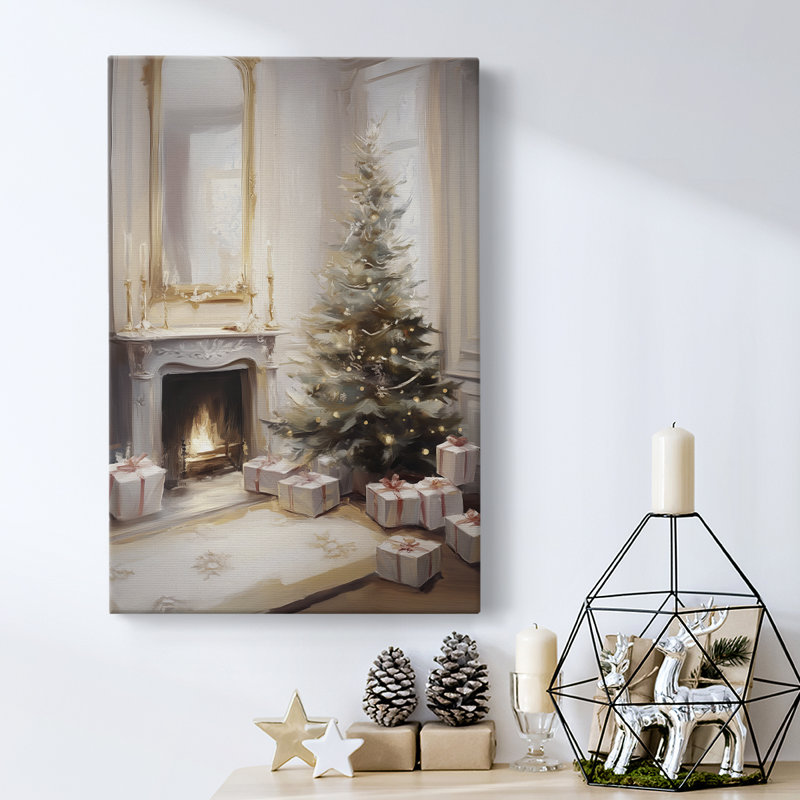 Art des Fêtes de Noël - Toile tendue avec châssis - Série 2-Lxxxl, H 48 po x l 32 po