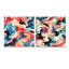 «Camo» à la mode rose - ensemble abstrait d'art mural en acrylique sur verre-103926908