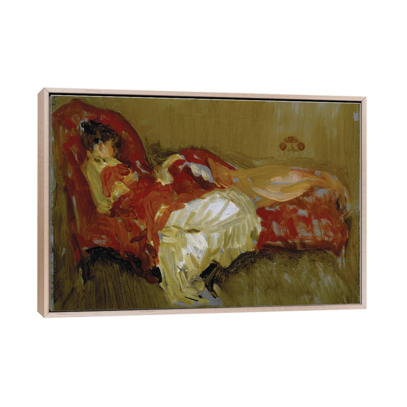 Print, 45.72 cm H x 66.04 cm W x 4.445 cm D, Natural Wood