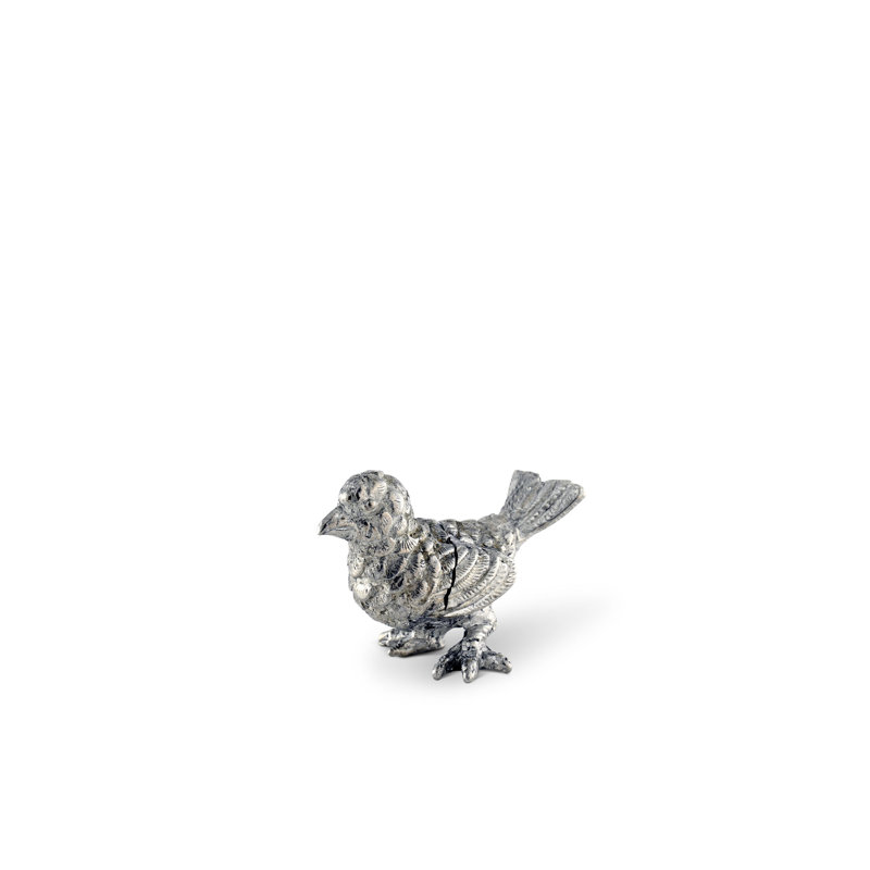 Song Bird Pewter Place Card Holder