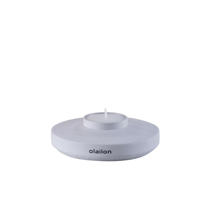 Candly Unscented Scented Tealight Candle with Concrete Holder
