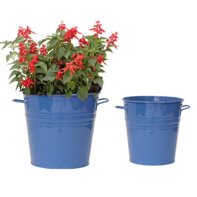Maynard Metal Pot Planter