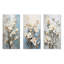 «Blue and White Magnolias Flowers Bloom», ensemble de 3 impressions d'art mural Magnolias-632809327-632809315