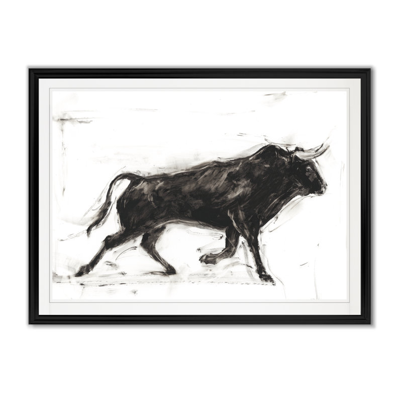 " Toro II ", 18.5" H x 24.5" W x 1.5" D, Black