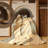 Machine Washable Pavanvir Dolphin Art Deco Arc Rug in Beige – Beige Binding-659685565