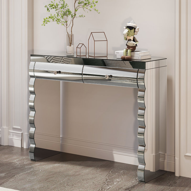 Console élégante à 2 tiroirs pour le couloir et le salon