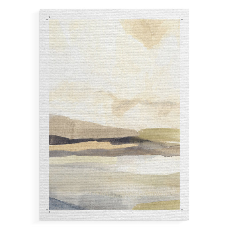 Mouvement en ardoise III - Impression sur toile seulement - NON-CADRE, H 48 po x l 32 po