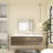 Free Standing Single Bathroom Vanity with Solid Surface Top-747797058