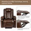 Cruzado 80cm Wide Faux Leather Lift Assist Home Theatre Recliner-809715791